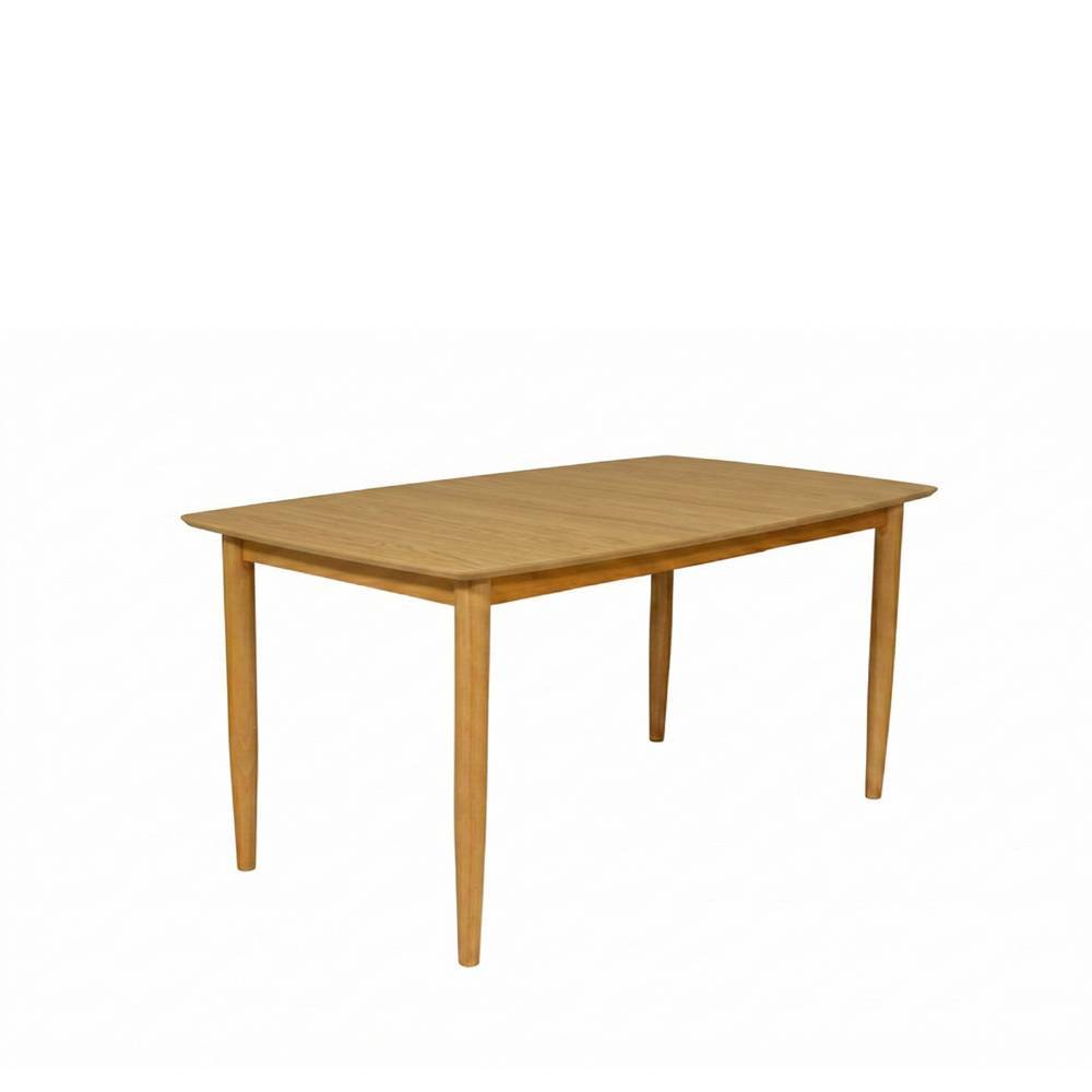 Scandi Chic Ausziehtisch aus Gummibaumholz - Loritania