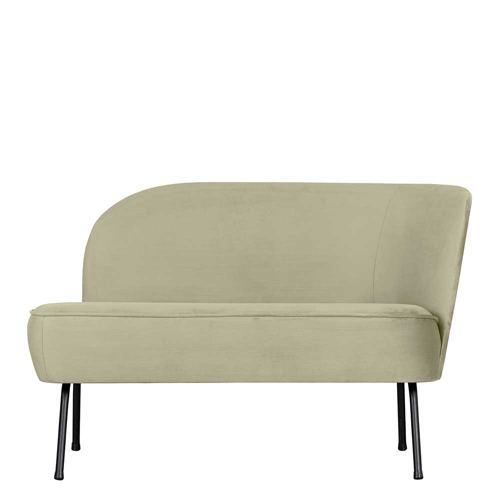 Samt Design Sofa in Graugrün - Ilussiana