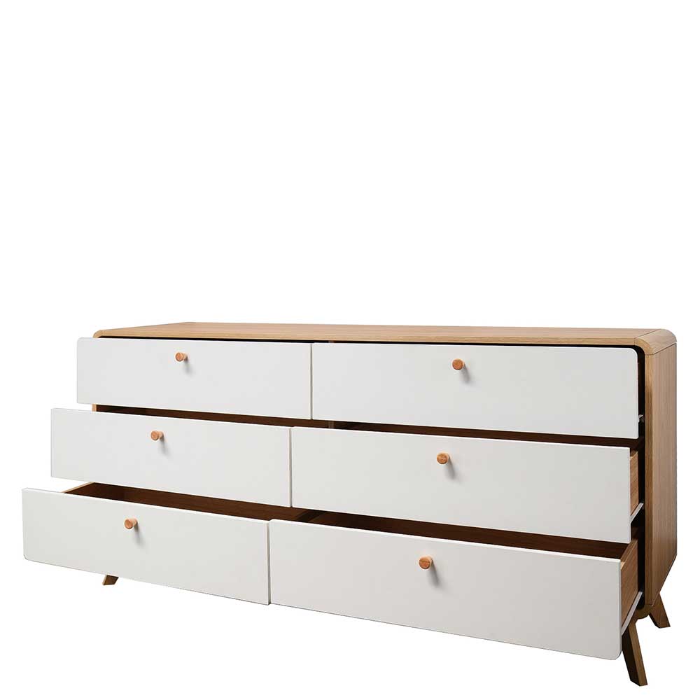 6-Schubladen-Kommode im Scandi Chic - Jendren