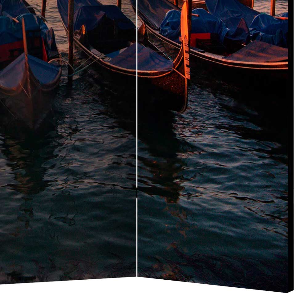 Mobiler Paravent mit Foto von Venedig - Catinalo
