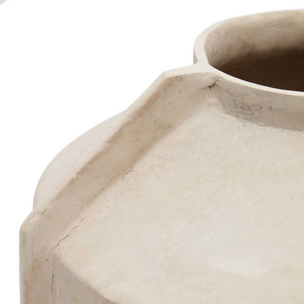 Design Vase aus Papier Pappmache - Lylian