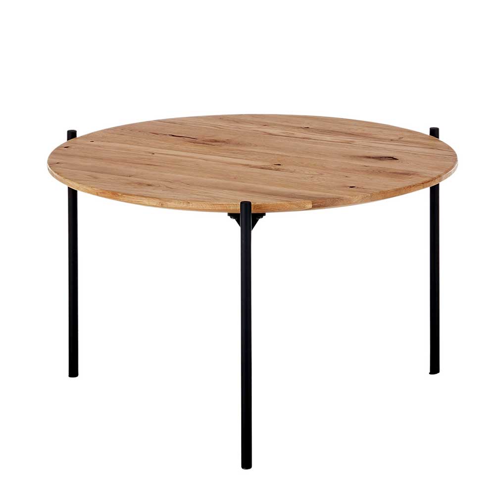 Asteiche Couchtisch mit Schweizer Kante - Learys