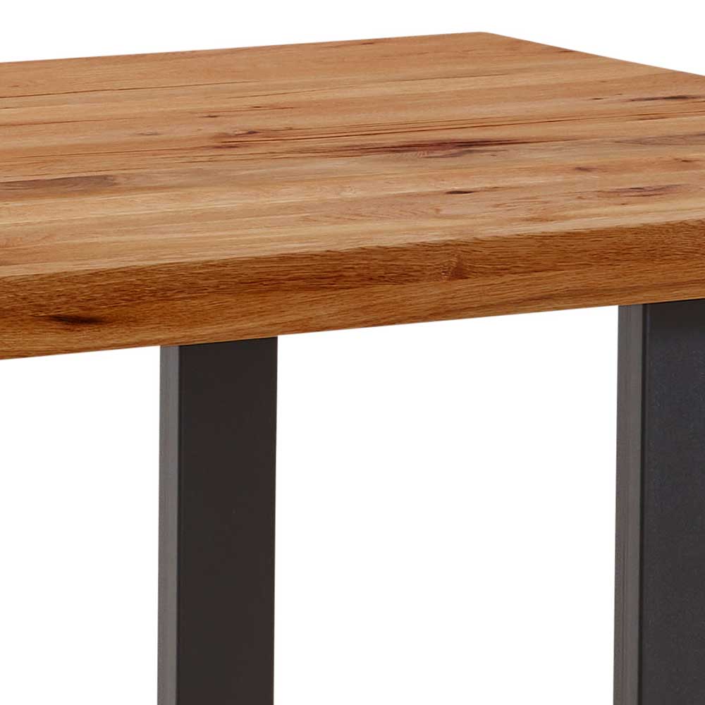 Esstisch mit dicker Holzplatte Zerreiche - Neven