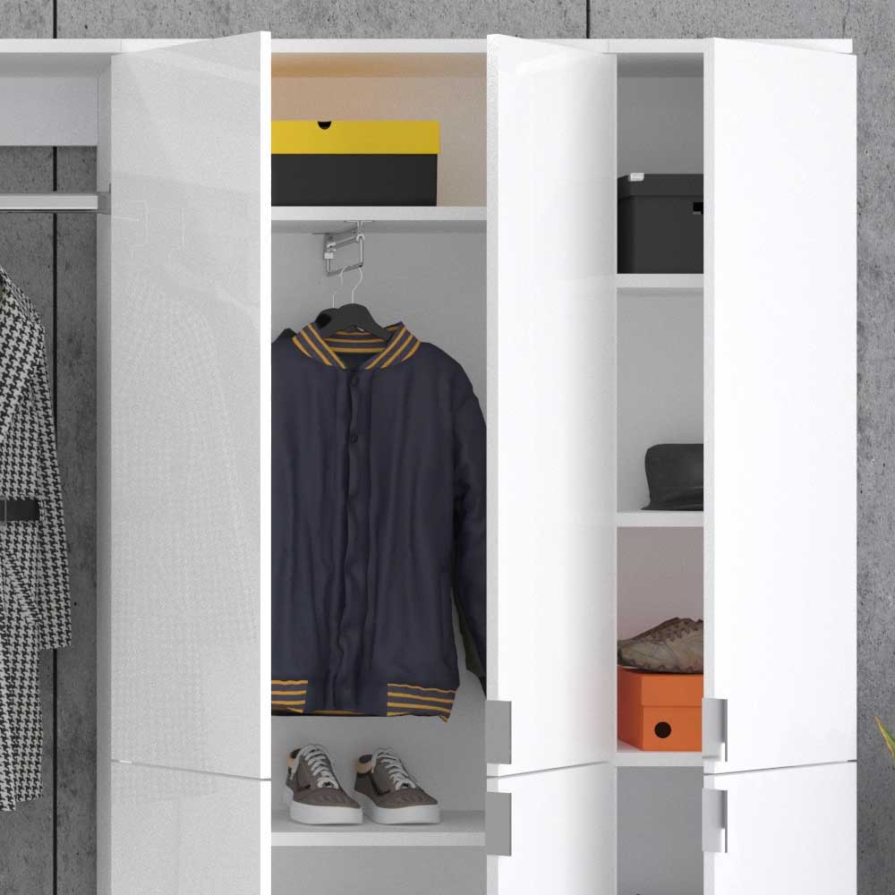 Moderne Garderobenmöbel Schrankwand - Ejulia (vierteilig)