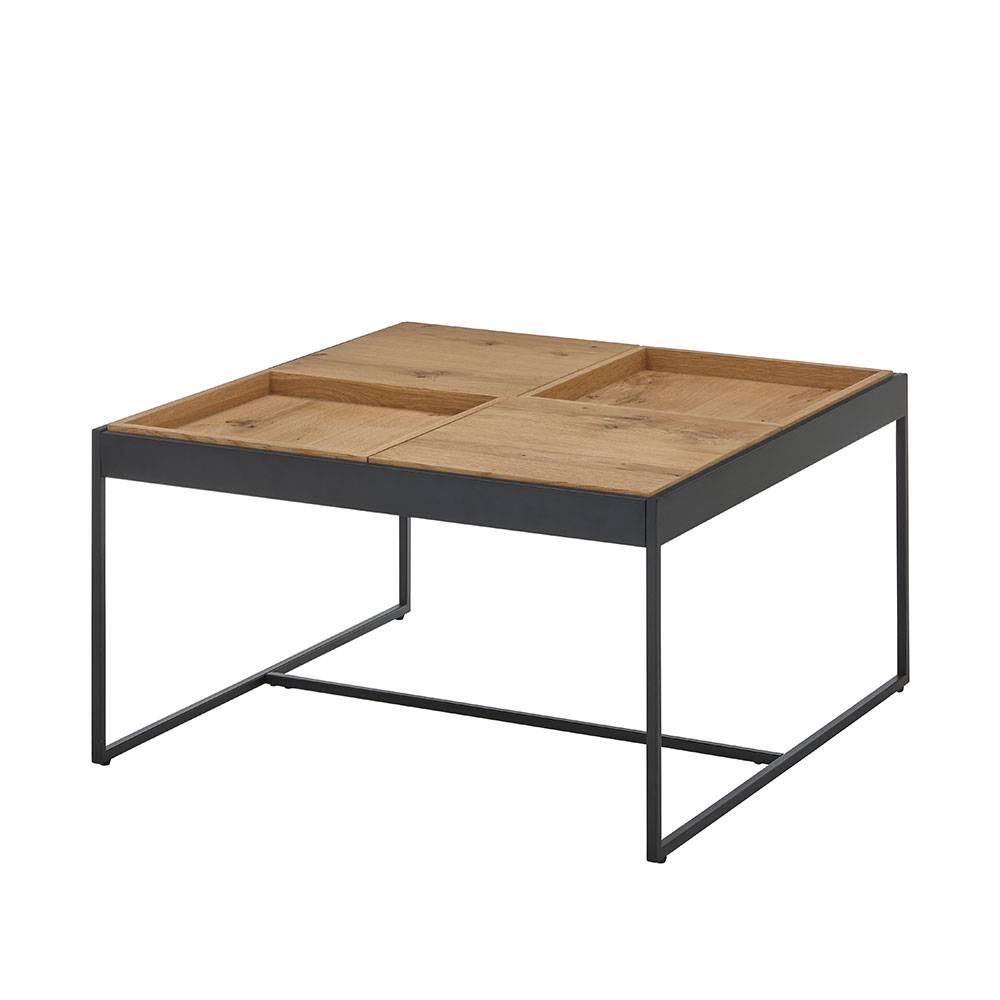 Tablett Couchtisch mit vier Tabletts - Zorro