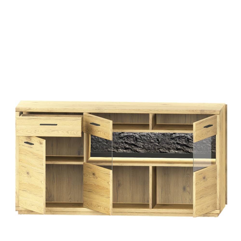 Sideboard Kombi mit Deko-Paneel - Friburgo (zweiteilig)
