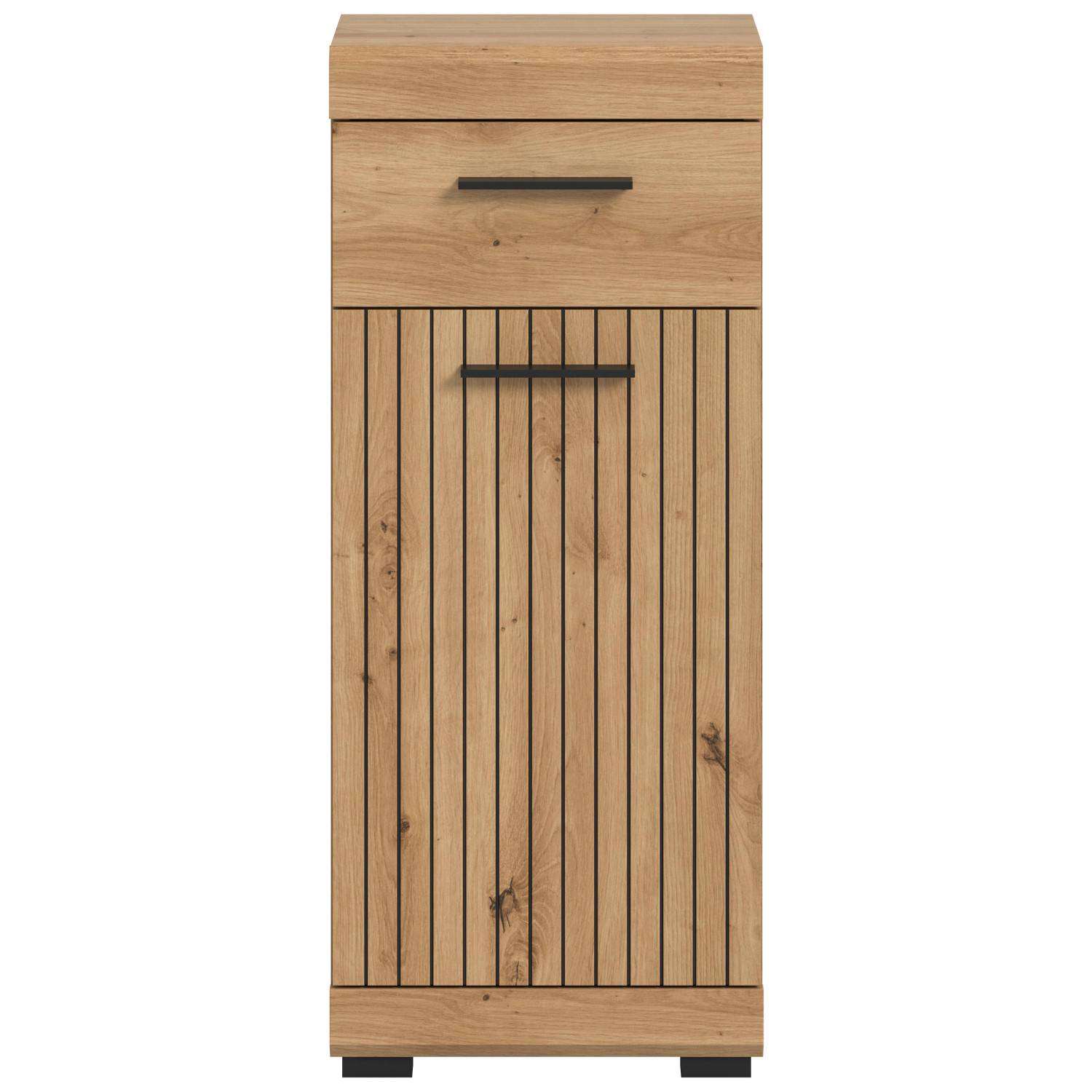 Midischrank Bad mit Lamellenfront - Lasewood