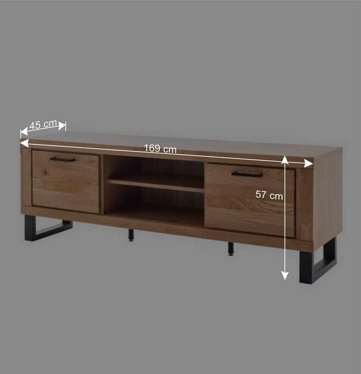 TV Anbauwand Möbel Set - Scarlett (vierteilig)
