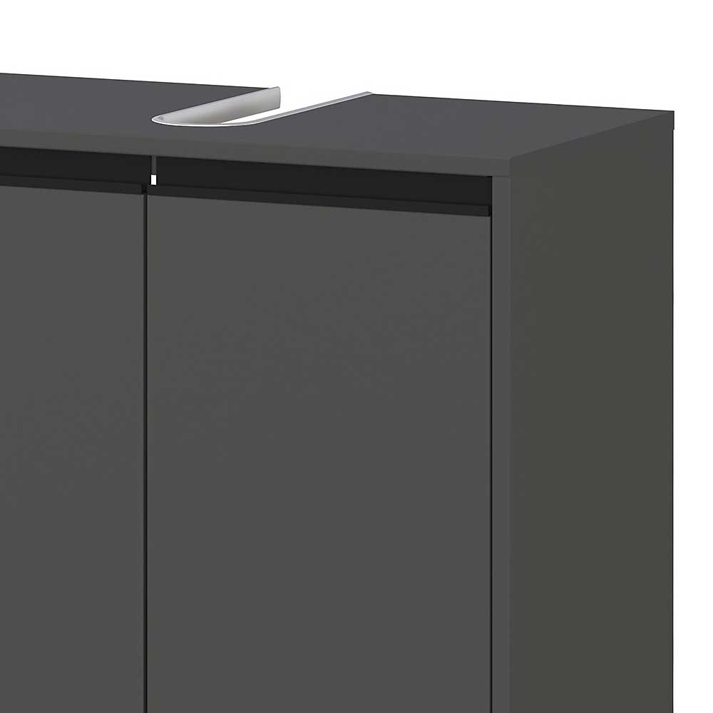 Badmöbel und Spiegel Set - Rufu (dreiteilig)