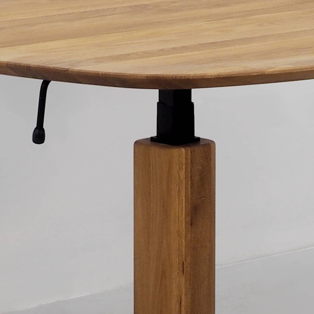 Höhenverstellbarer Tisch mit Säulengestell - Joi