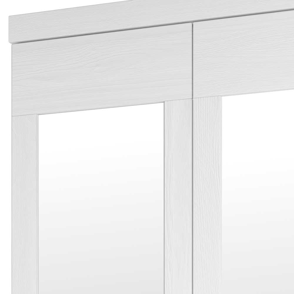 Weißer Kleiderschrank mit Spiegeltüren - Imtreba