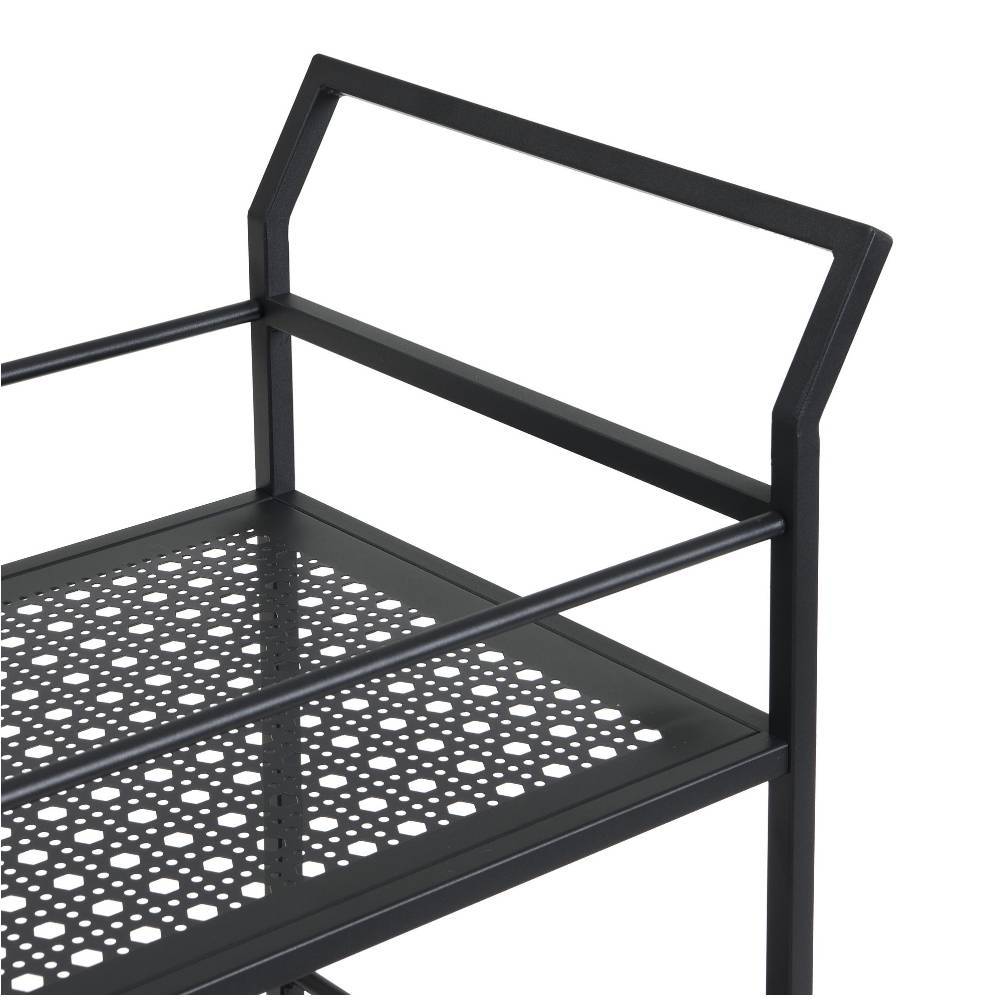 Design-Küchenwagen in Schwarz - Panfreda