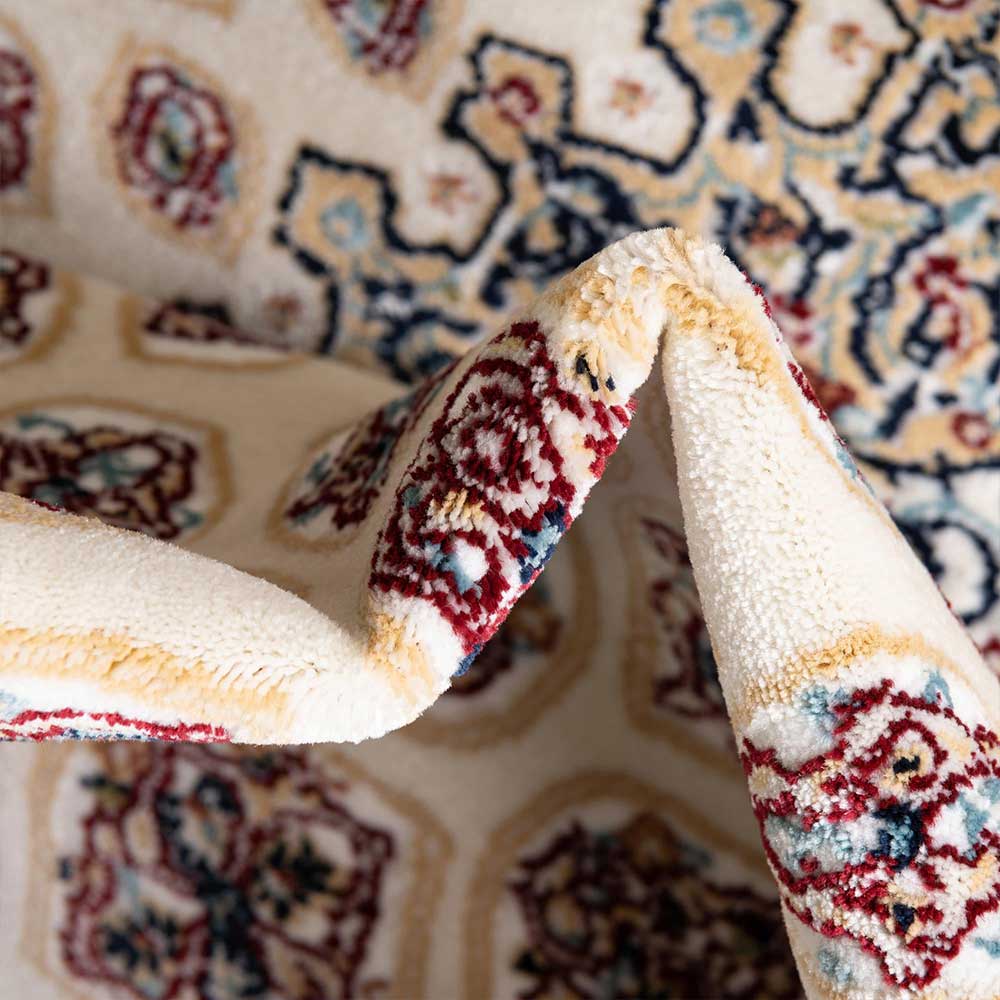 Runder Teppich mit traditionell-orientalischem Muster - Hambor