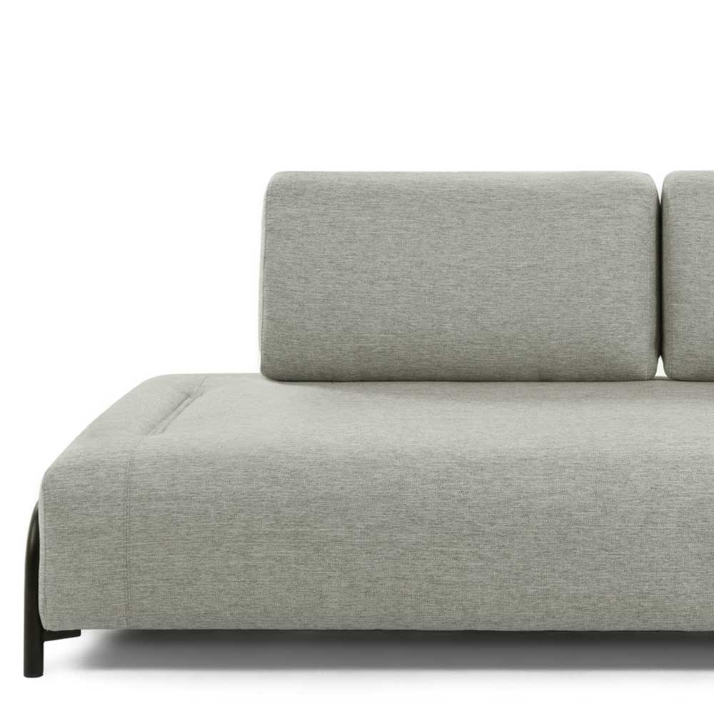 232 cm breites Webstoff-Sofa ohne Armlehnen - Mirana
