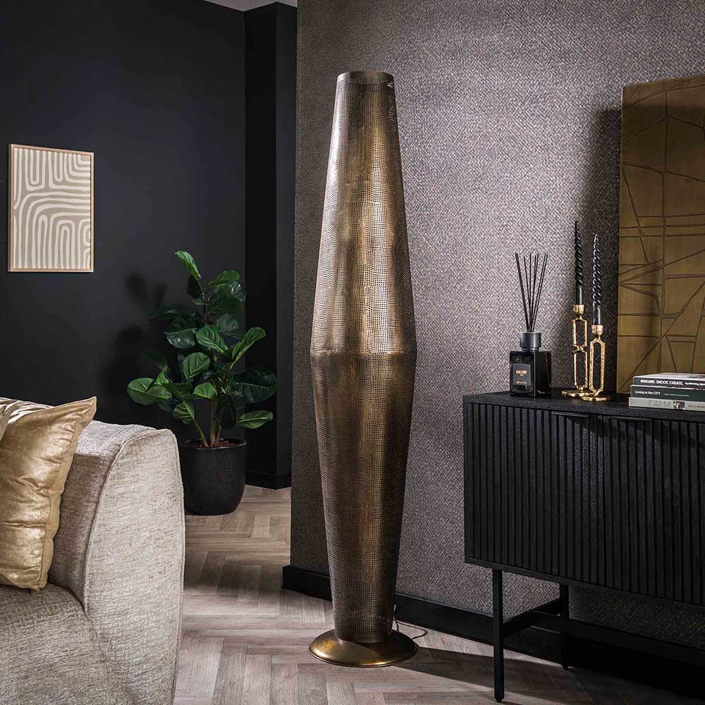 Metall Design-Stehleichte mit Lochmuster - Razmon