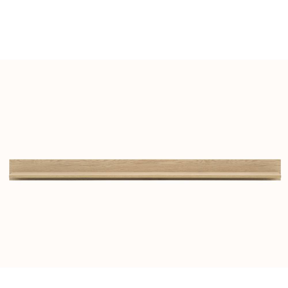 Breites Wandregal in Eichenoptik für die Wandmontage, minimalistisches Design – Dasanti
