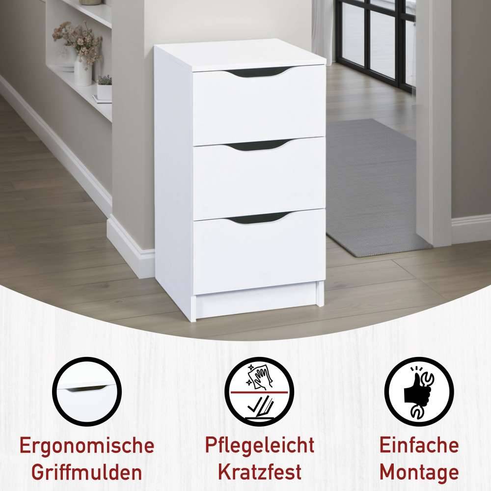 Schubladen Kommode Danjala für Boxspringbett