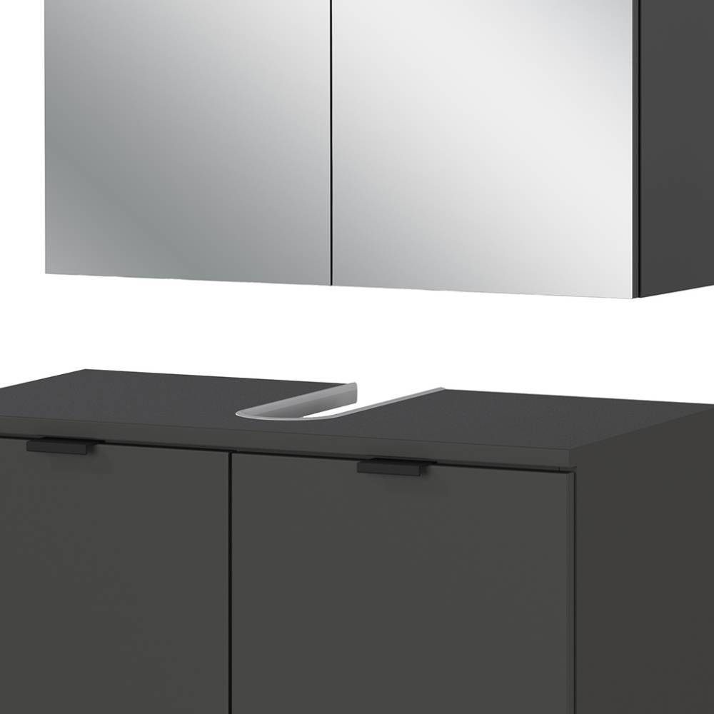 Spiegelschrank und Beckenschrank Set - Merana (zweiteilig)
