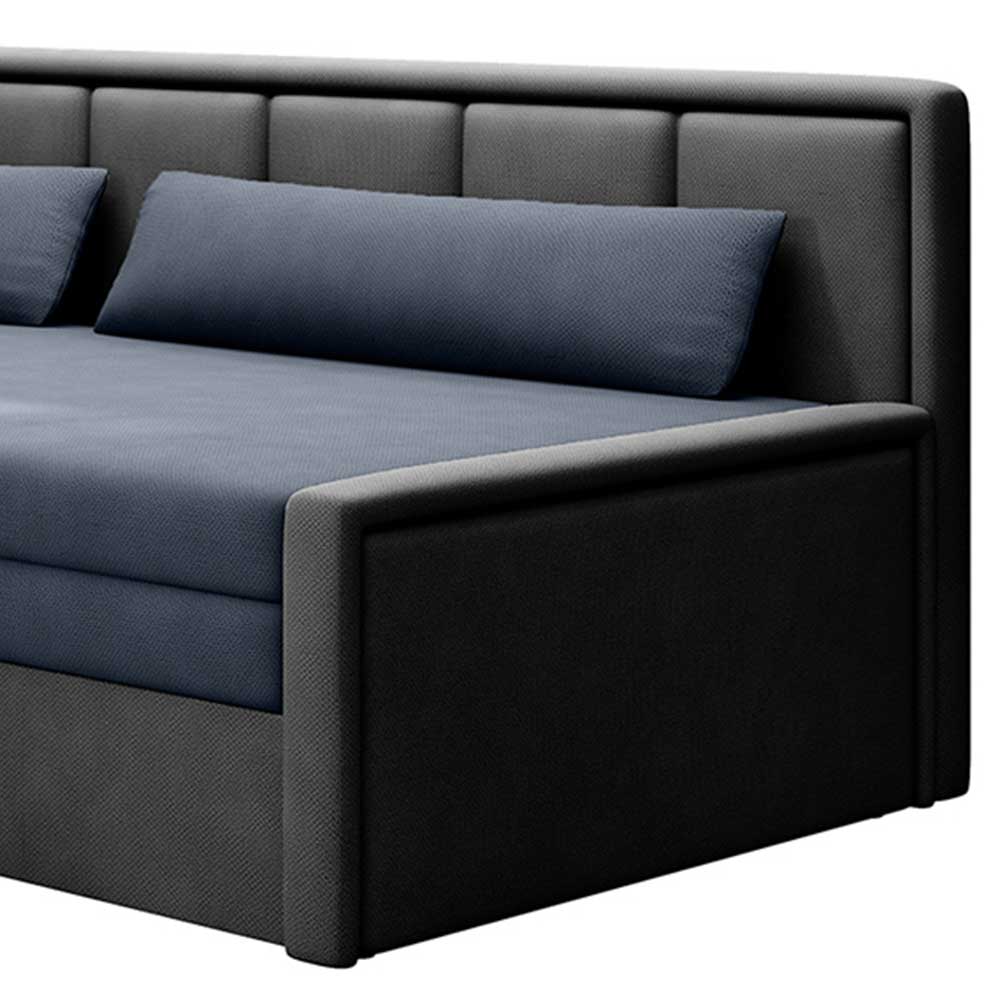 Schlafsofa in Grau und Blaugrau - Conville