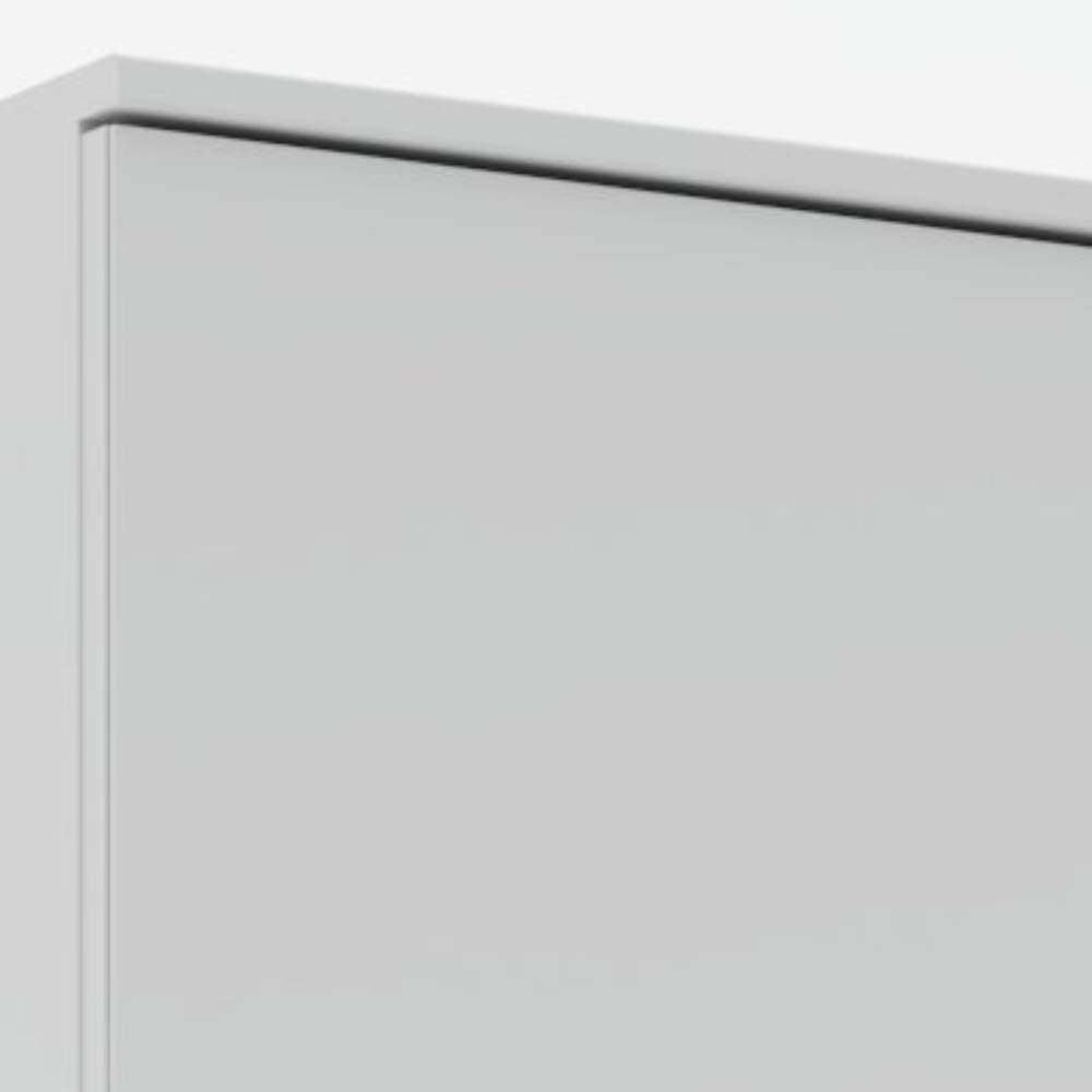 53cm breiter Garderobenschrank in Weiß - Romina