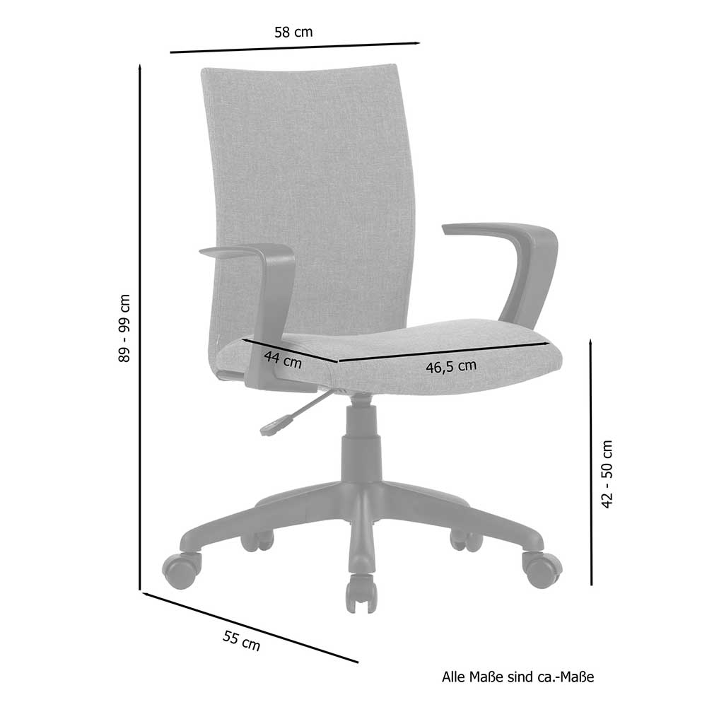 Büro Drehstuhl mit hoher Rückenlehne - Eyre