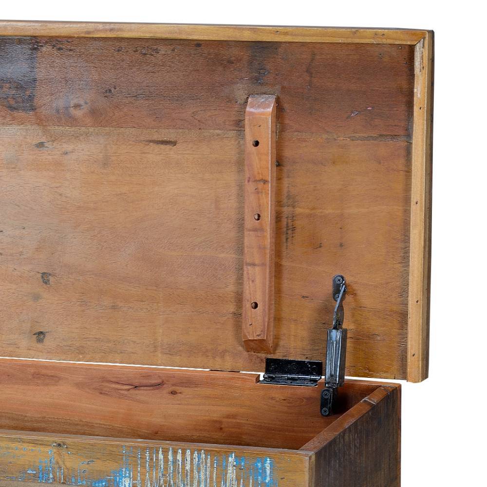 Shabby Chic Truhe aus Recyclingholz - Tunar