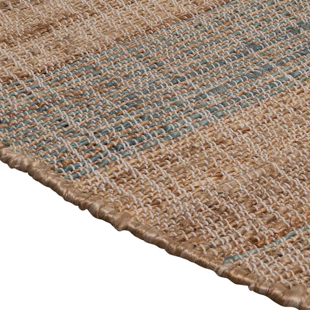 Runder Teppich mit Streifen-Muster - Ropezca