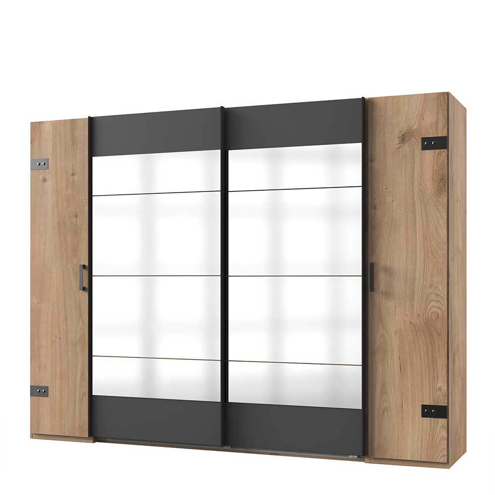 Design Kleiderschrank mit Spiegeln - Enegal