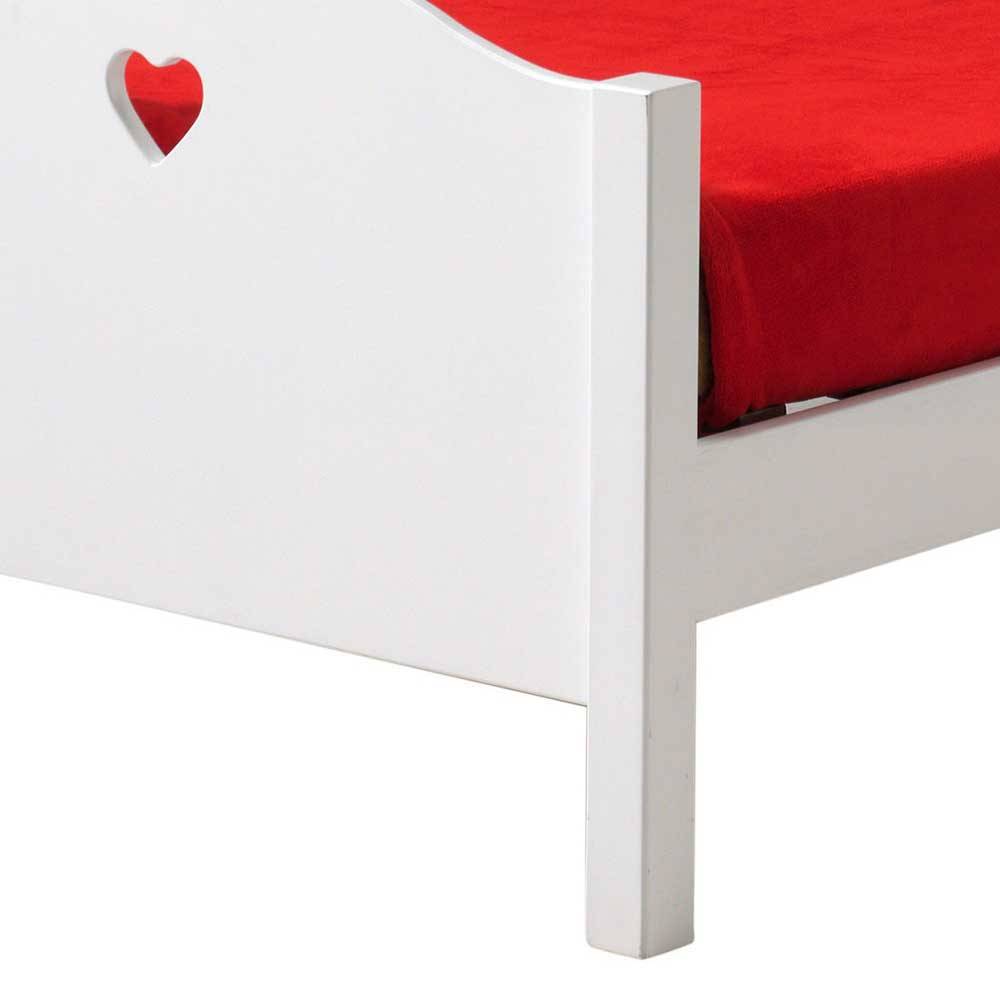 Herz Design Kinderzimmer in Weiß - Grandory (dreiteilig)