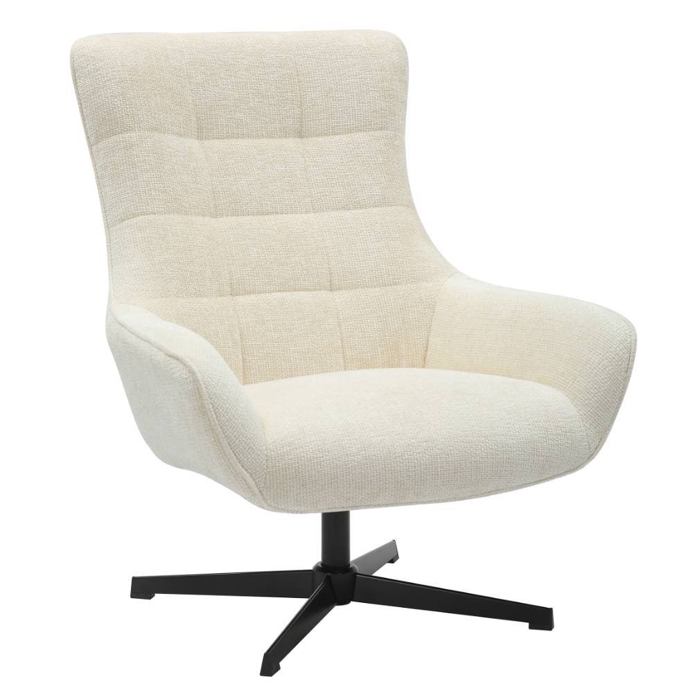 Chenille Sessel mit Taschenfederkern - Ashela