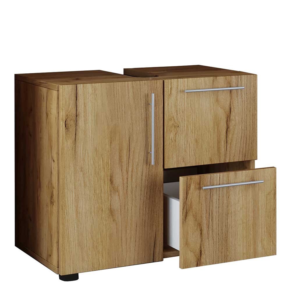 Waschbeckenunterschrank mit zwei Schubladen & Tür - Ostrivena