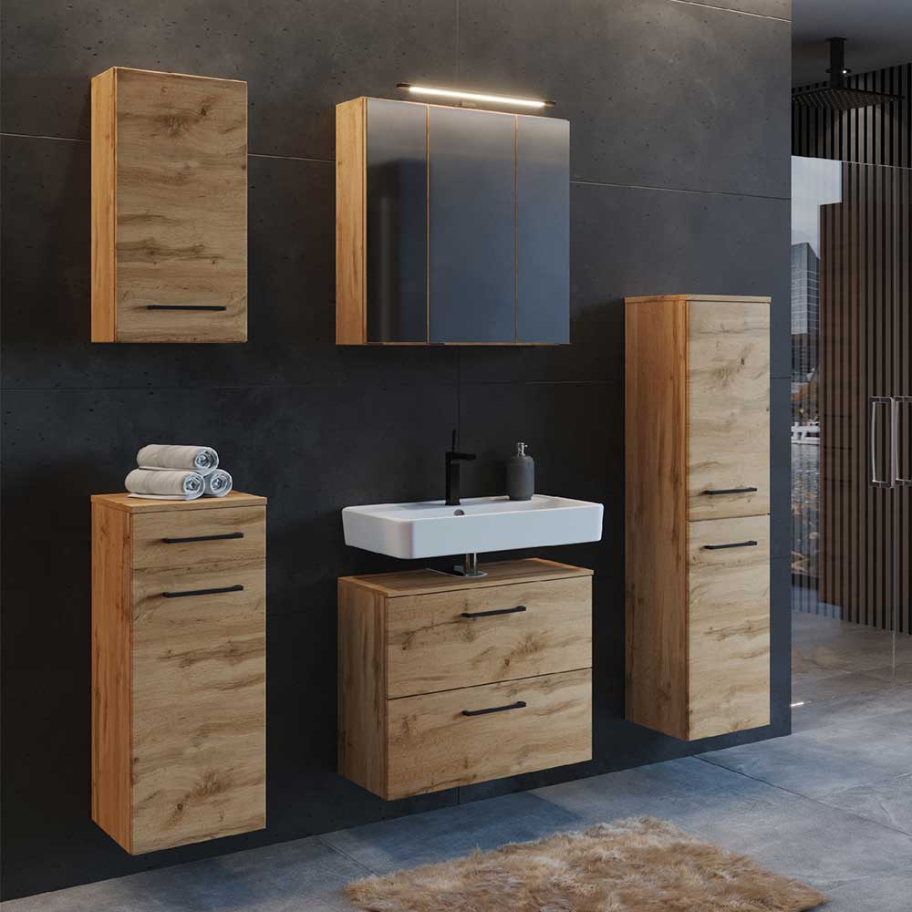 Badeinrichtung 120 cm breit - Arazony (fünfteilig)