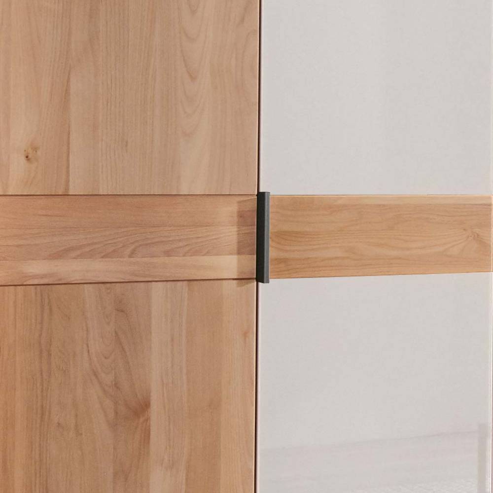 236 cm hoher Schlafzimmerschrank teilmassiv - Dilacco