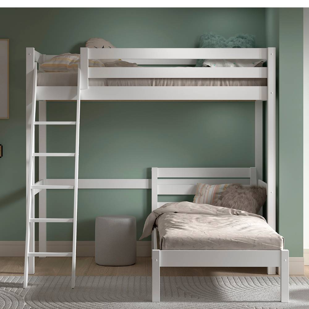 Etagenbett im Winkeldesign - Napcolia