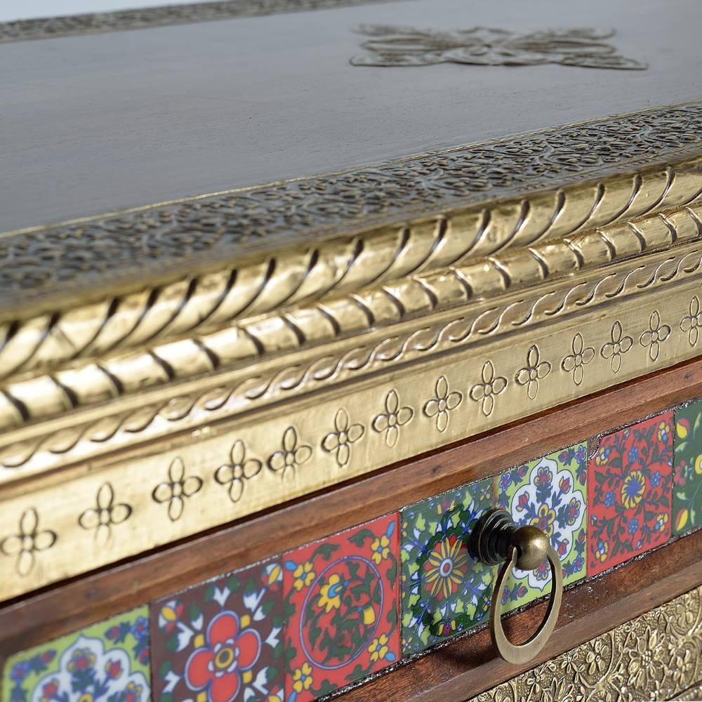 Boho Design-Sideboard - üppig verziert - Cardos