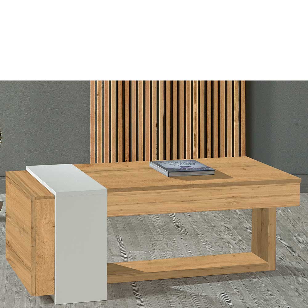 Wohnzimmer Tisch mit Tischplatte zum Hochklappen - Lili
