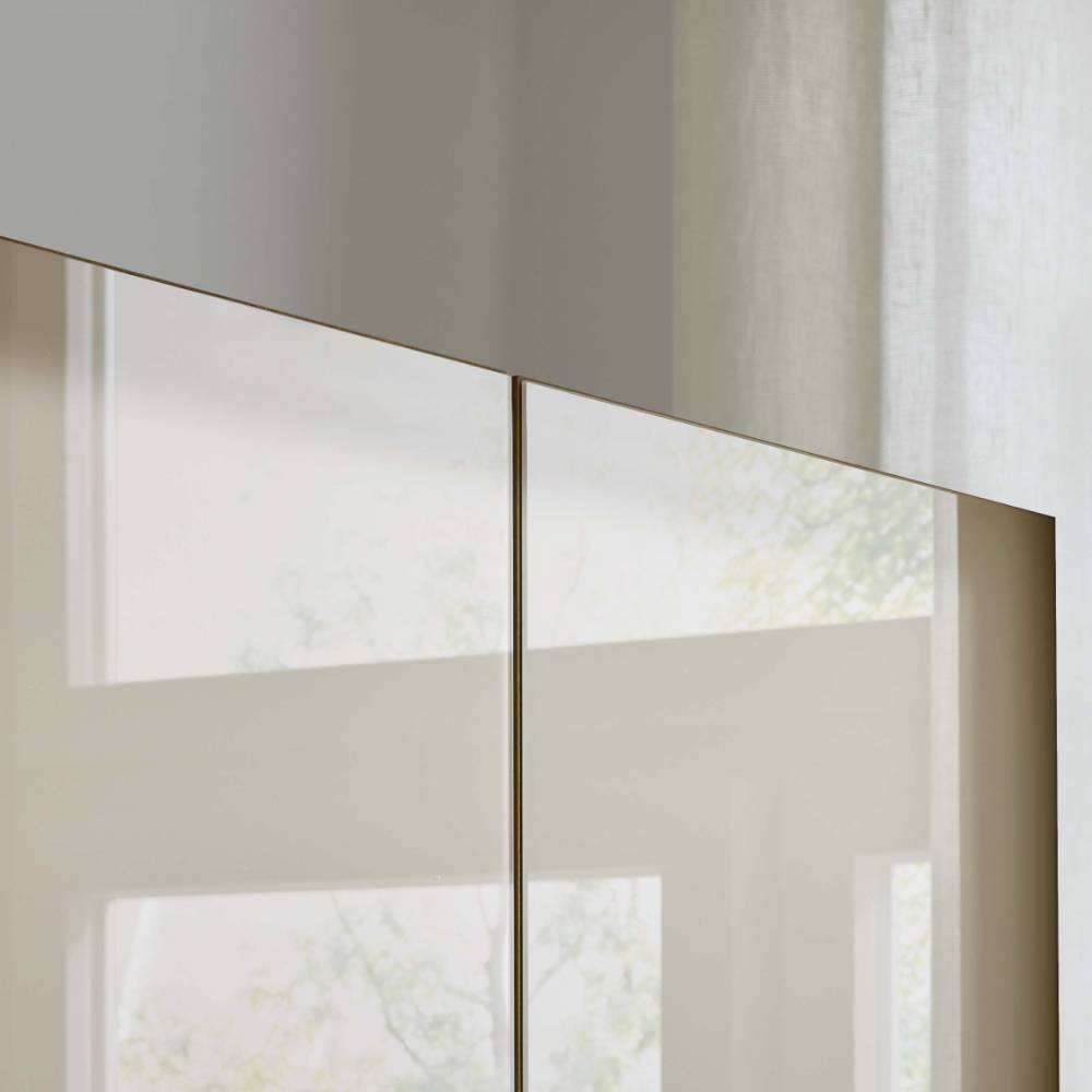 5-türiger Kleiderschrank mit Glasfront - Angelina