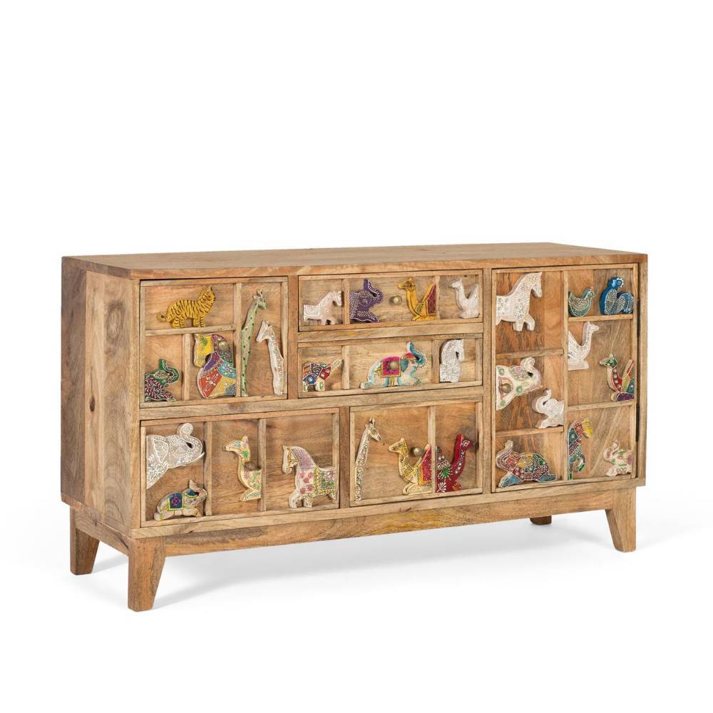 Design-Kommode mit Tiermotiven - Castor