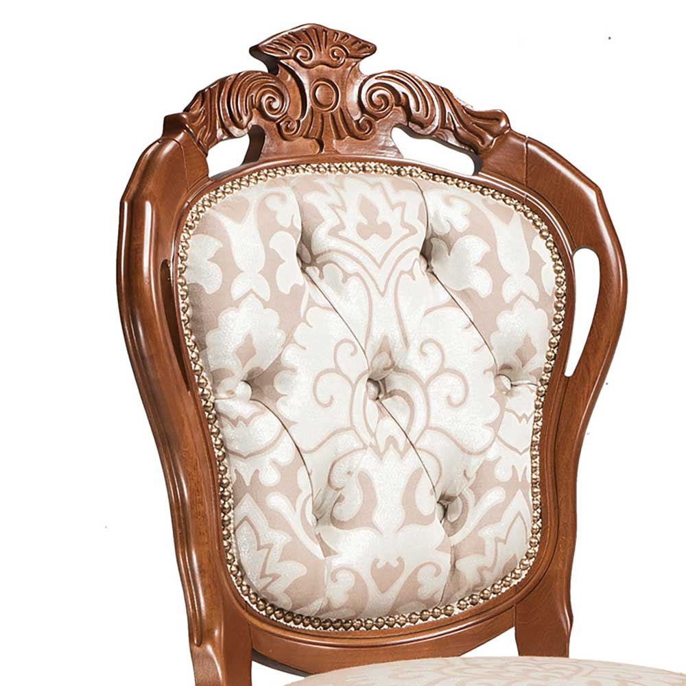 Design Barockstuhl mit Ornament Muster - Sugora (2er Set)