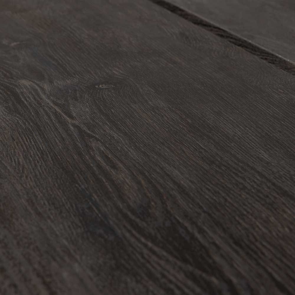 Niedriger Couchtisch in Dunkelbraun Holzoptik - Rosiblo