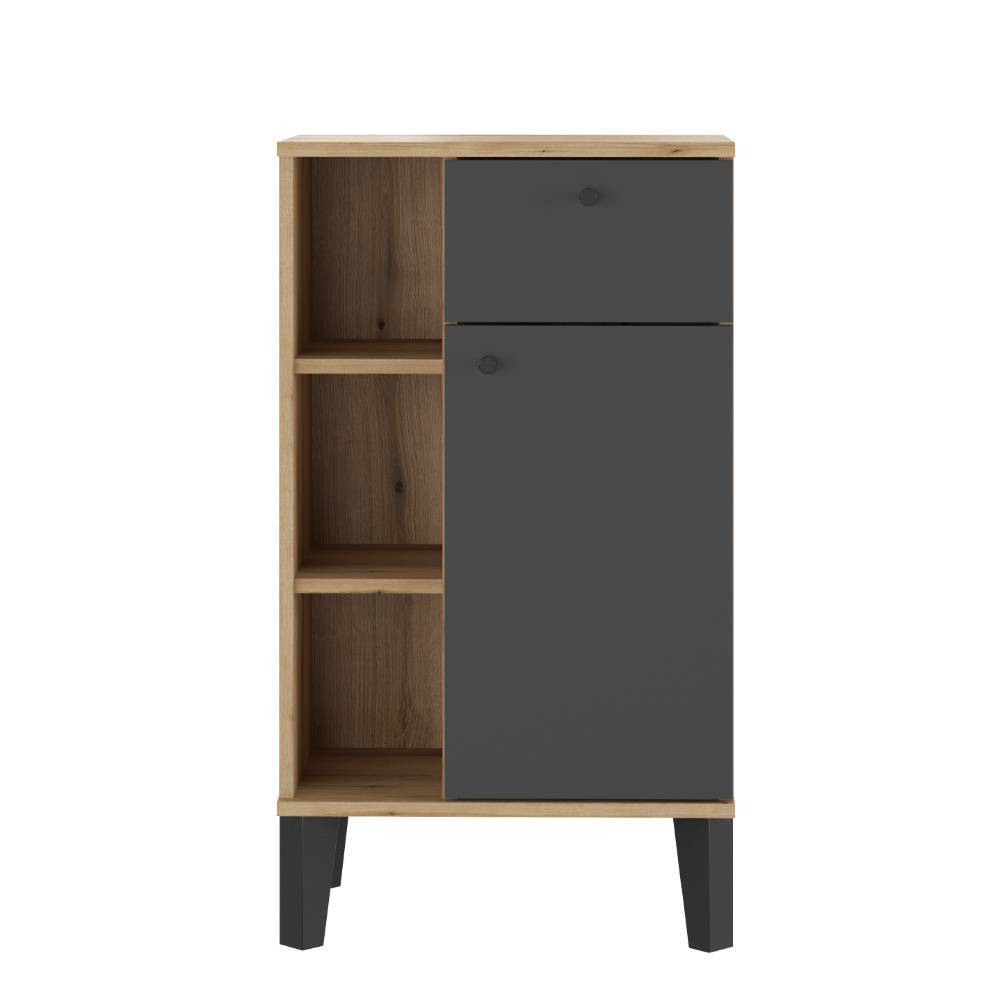 Badschrank in Grau - Niniana