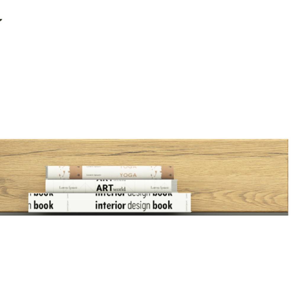 Wandboard mit Parsolglas-Ablage - Friburgo