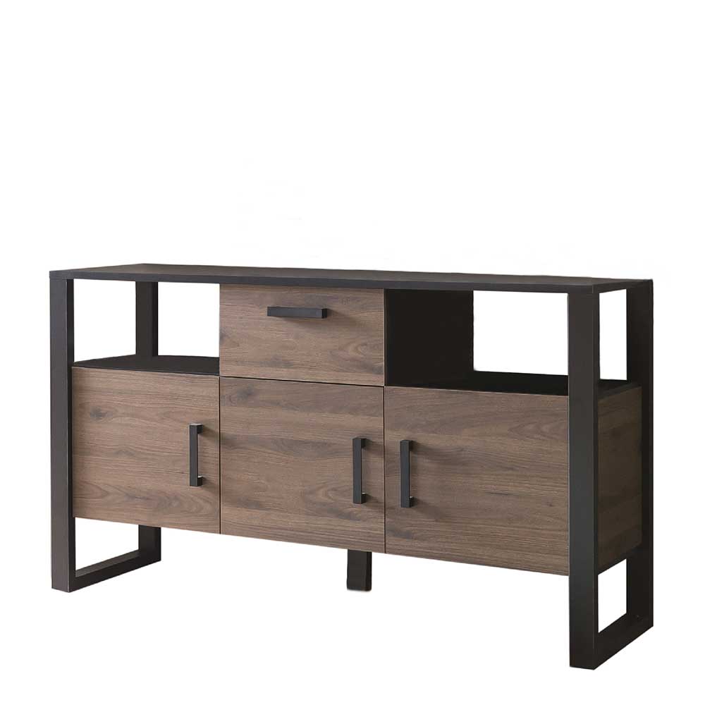 160x90x45 Sideboard mit zwei offenen Fächern - Dudleys