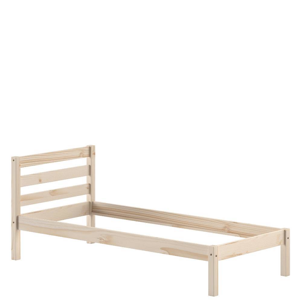 Kiefernholz Einzelbett inklusive Roll-Lattenrost - Jilina