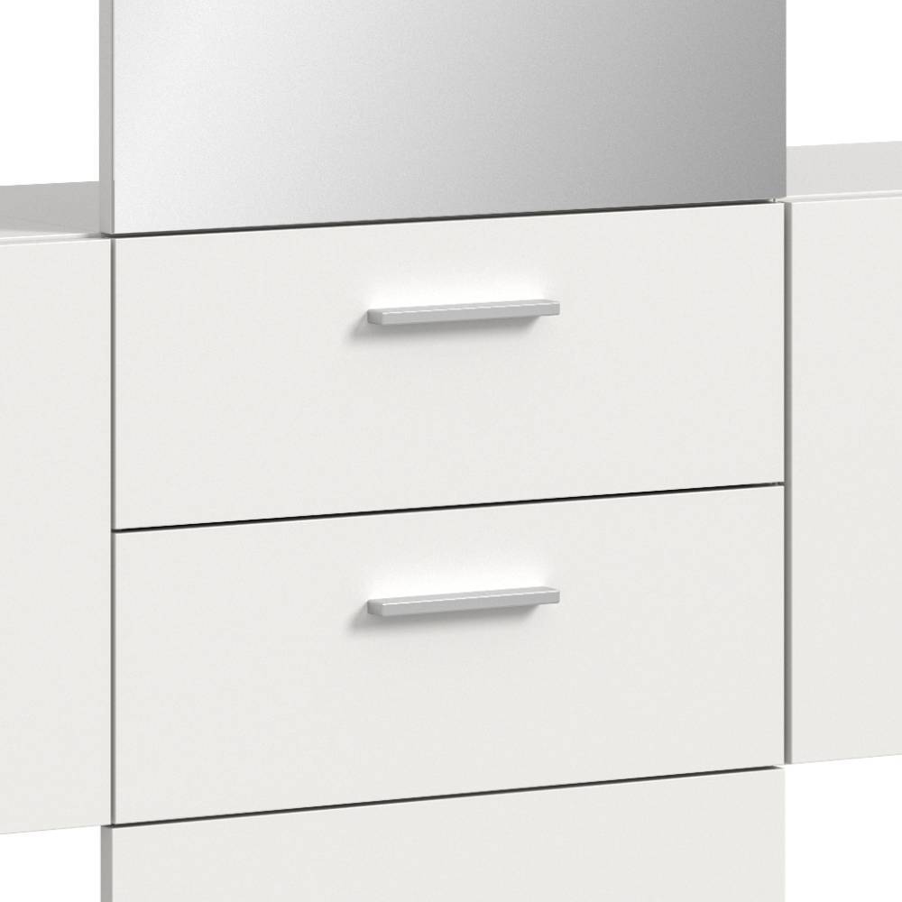 Kompaktgarderobe und Hängeschränke Set - Jarne (dreiteilig)