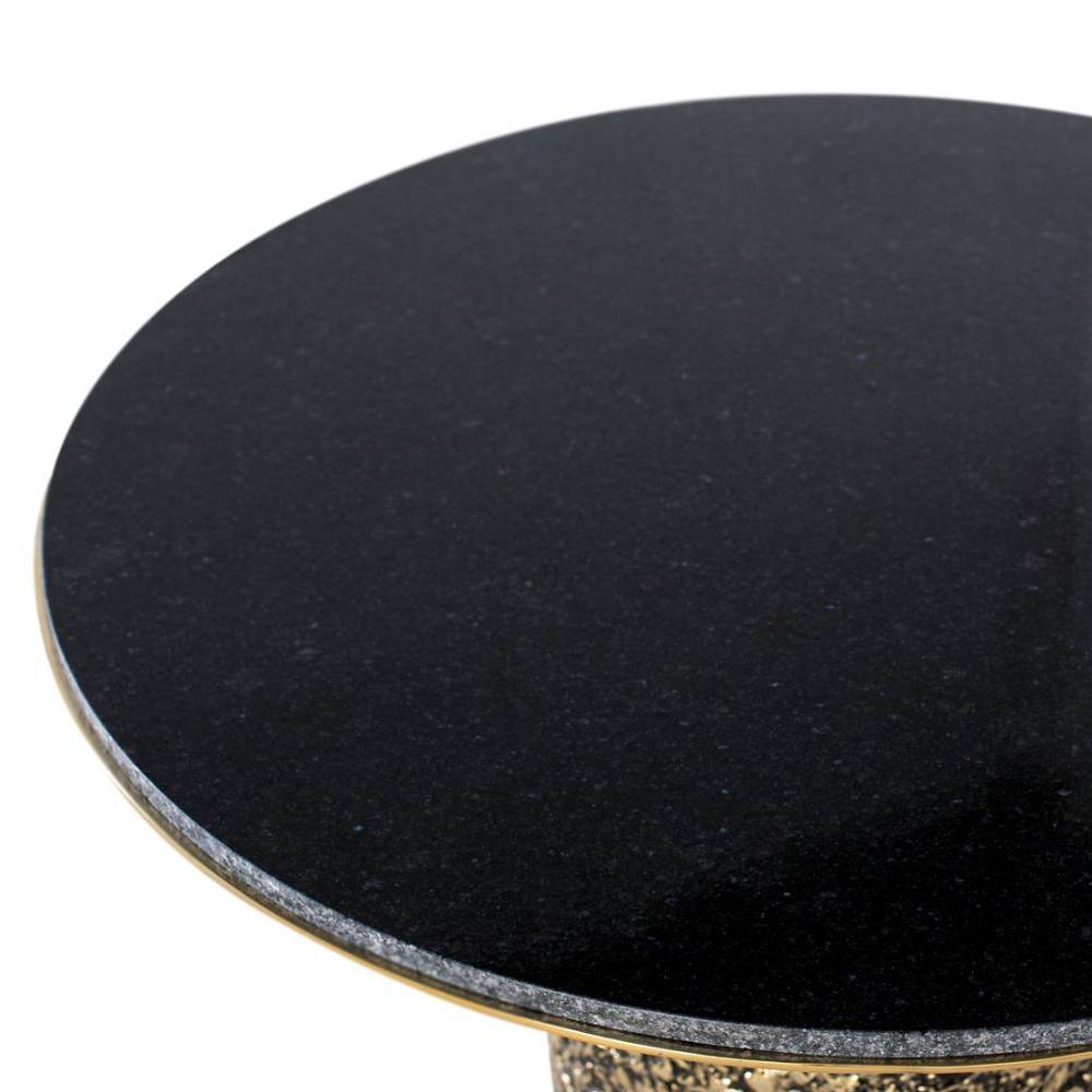 Runder Design-Couchtisch aus Marmor - Audra