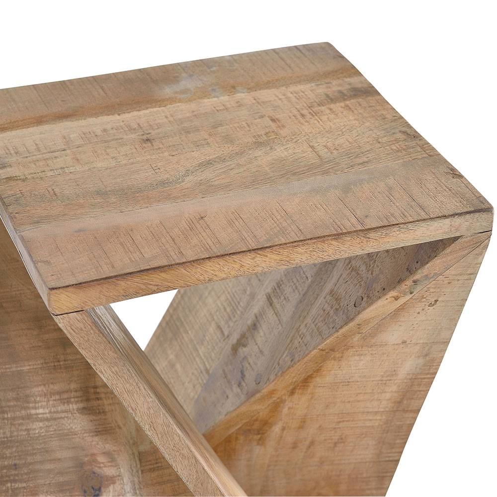 Mangoholz Beistelltisch im Sanduhr Design - Cooba