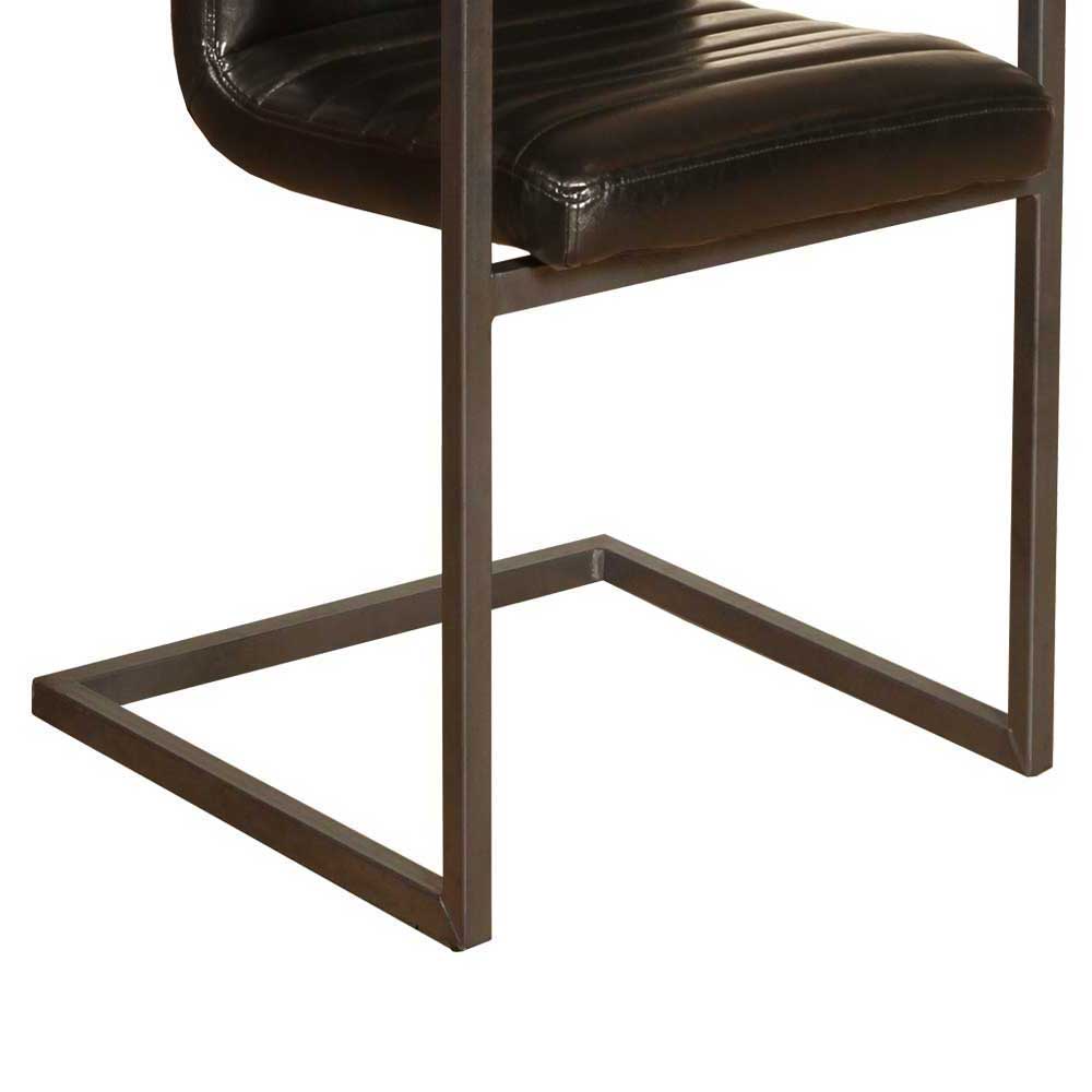 Freischwinger Sessel Jaslina im Loft Style (2er Set)