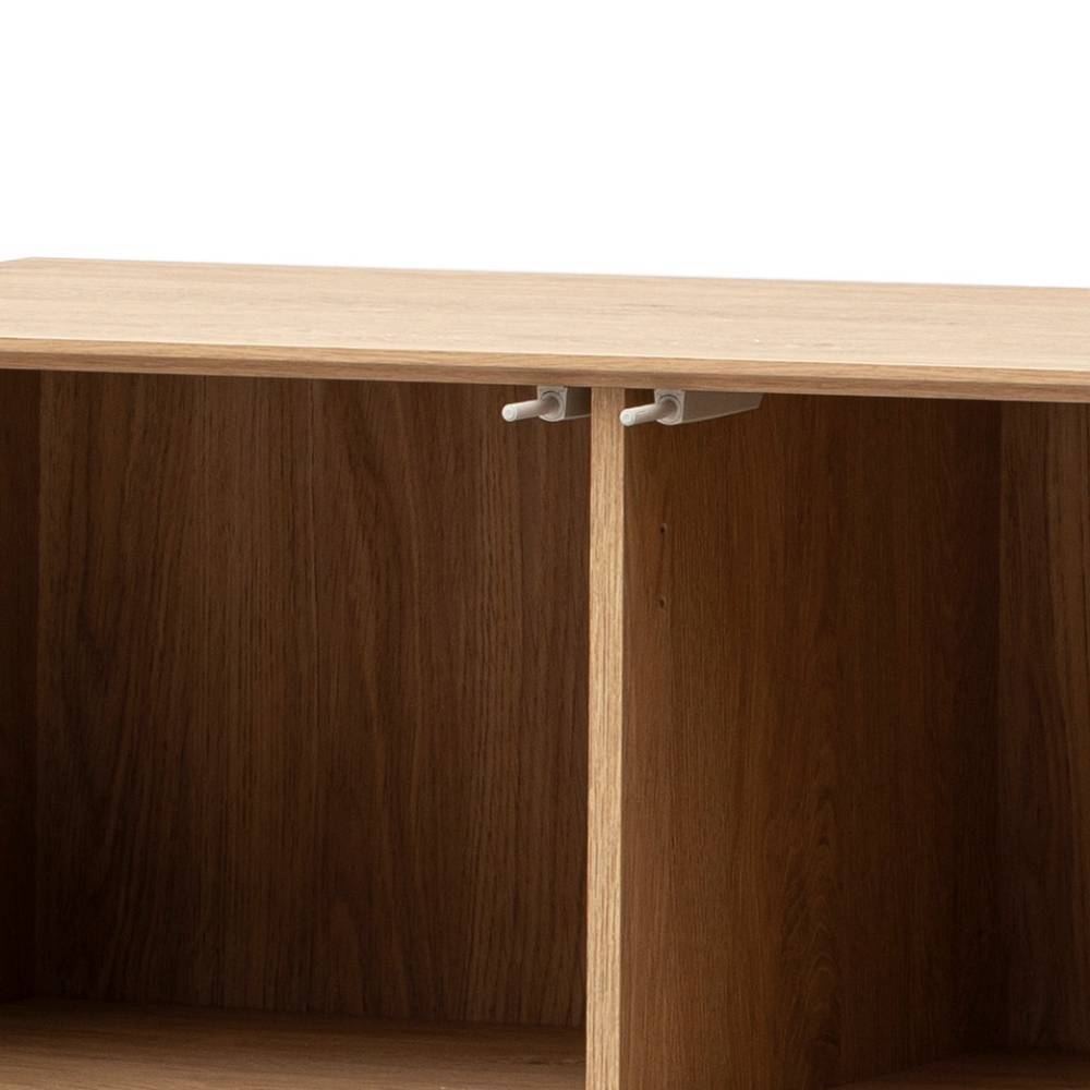 3-türiges Sideboard in Eiche Stone - Jaskin