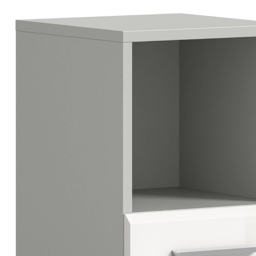 Bad-Unterschrank mit Fach und Tür - Queenlo